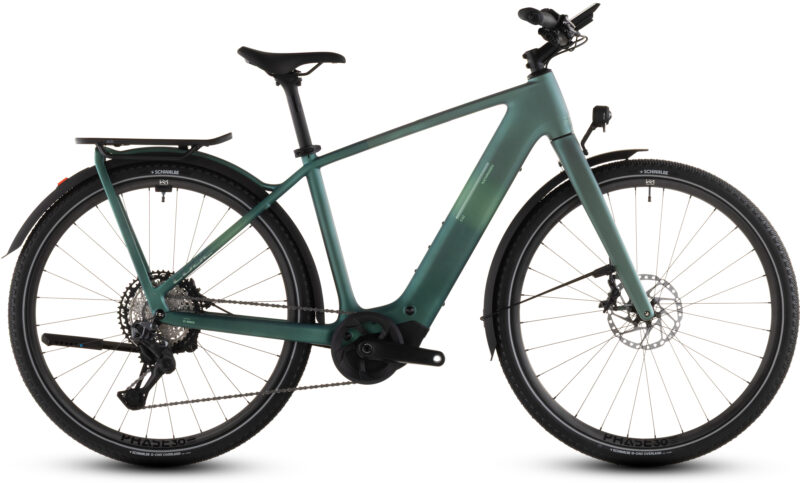 Cube Kathmandu Hybrid C:62 SLT 400X seafoam´n´chrome - Bicicleta Eléctrica Trekking 2026 Barra alta