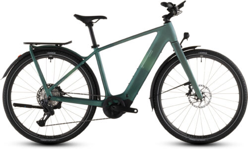 Cube Kathmandu Hybrid C:62 SLT 400X seafoam´n´chrome - Bicicleta Eléctrica Trekking 2026 Barra alta