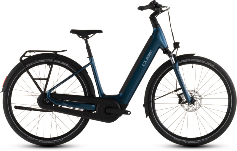 Cube Supreme RT Hybrid Comfort EX 600 Wh nautica´n´prism - Bicicleta Eléctrica Urbana 2026