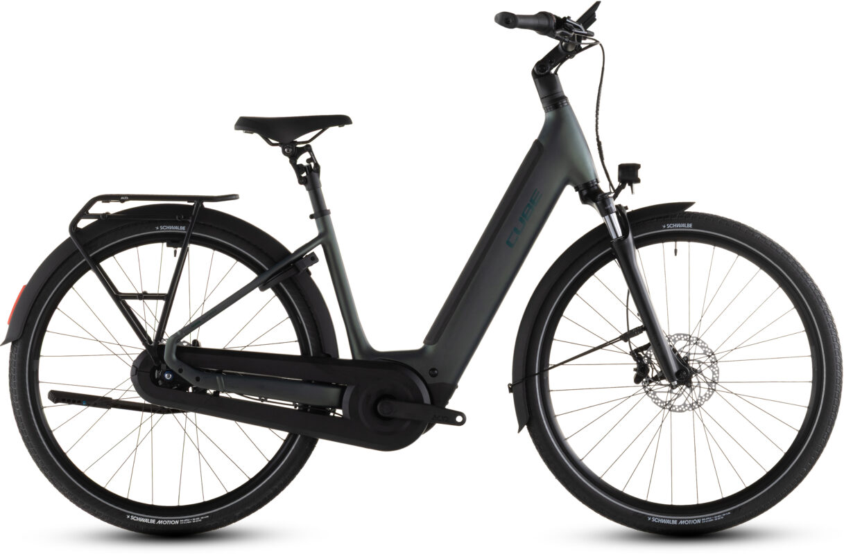 Cube Supreme RT Hybrid Comfort EXC 600 Wh sagebrushgreen´n´prism – Bicicleta Eléctrica Urbana 2026