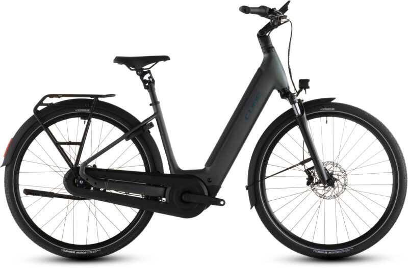 Cube Supreme RT Hybrid Comfort EXC 600 Wh sagebrushgreen´n´prism - Bicicleta Eléctrica Urbana 2026