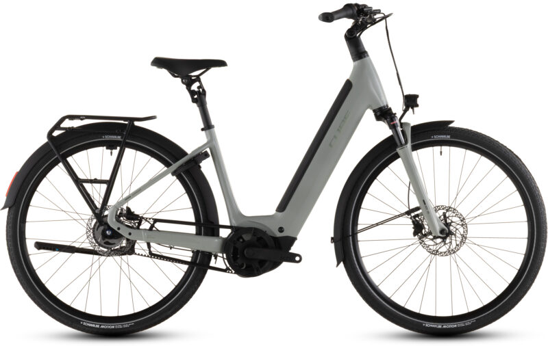 Cube Supreme Hybrid Deluxe ONE 600 Wh ashgreen´n´chrome - Bicicleta Eléctrica Urbana 2026