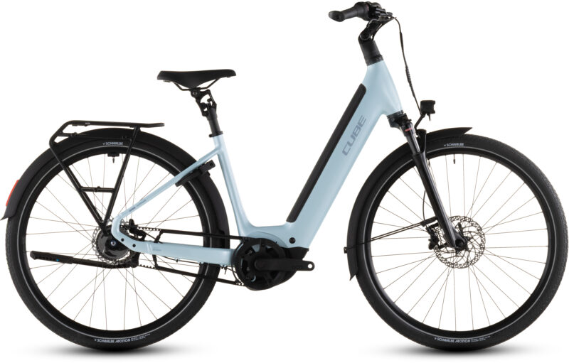 Cube Supreme RT Hybrid Deluxe EX 600 Wh airygreen´n´prism - Bicicleta Eléctrica Urbana 2026