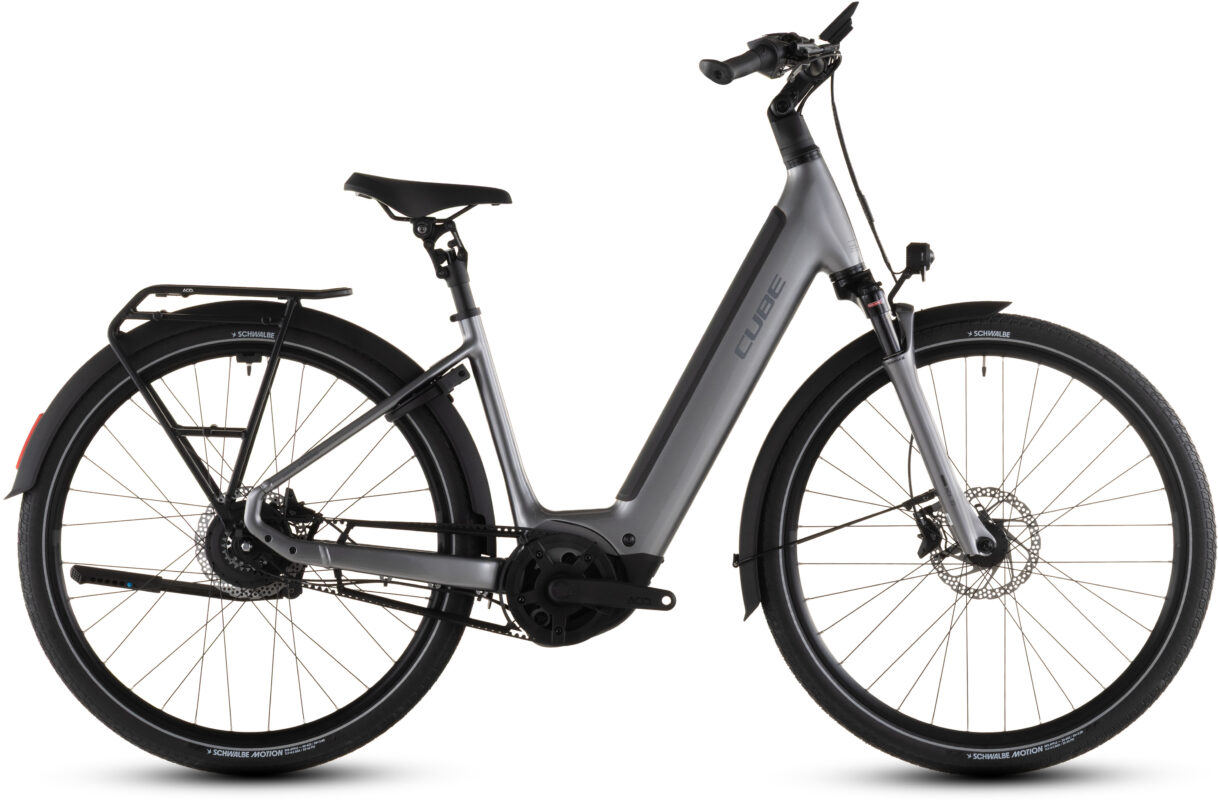 Cube Supreme Hybrid Deluxe Pro 600 Wh quicksilver´n´grey – Bicicleta Eléctrica Urbana 2026