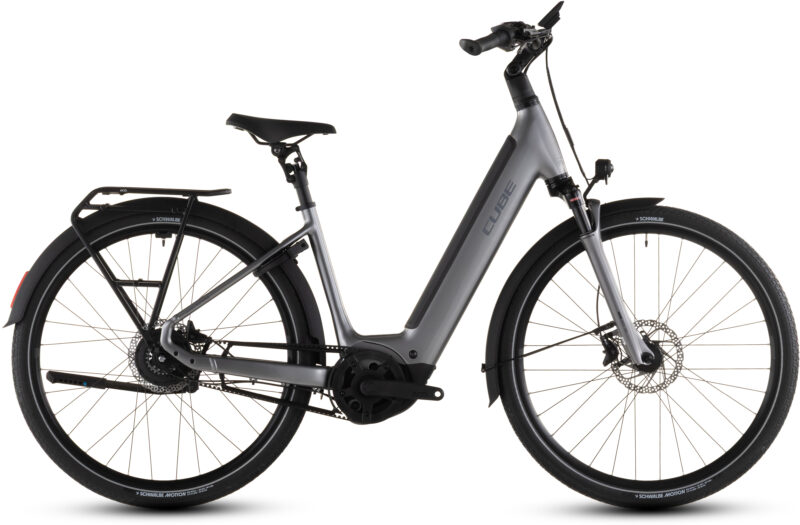 Cube Supreme Hybrid Deluxe Pro 600 Wh quicksilver´n´grey - Bicicleta Eléctrica Urbana 2026