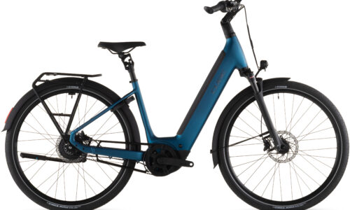 Cube Supreme Hybrid Deluxe Pro 600 Wh electricblue´n´chrome - Bicicleta Eléctrica Urbana 2026