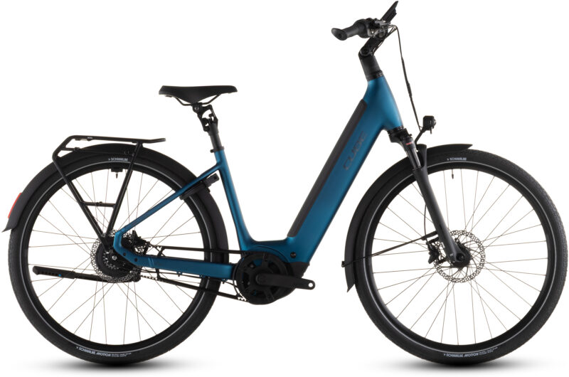 Cube Supreme Hybrid Deluxe Pro 600 Wh electricblue´n´chrome - Bicicleta Eléctrica Urbana 2026