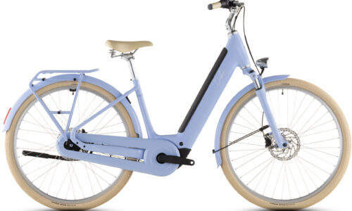 Cube Aruba Hybrid 600 Wh blueblossom´n´creme - Bicicleta Eléctrica Urbana 2026