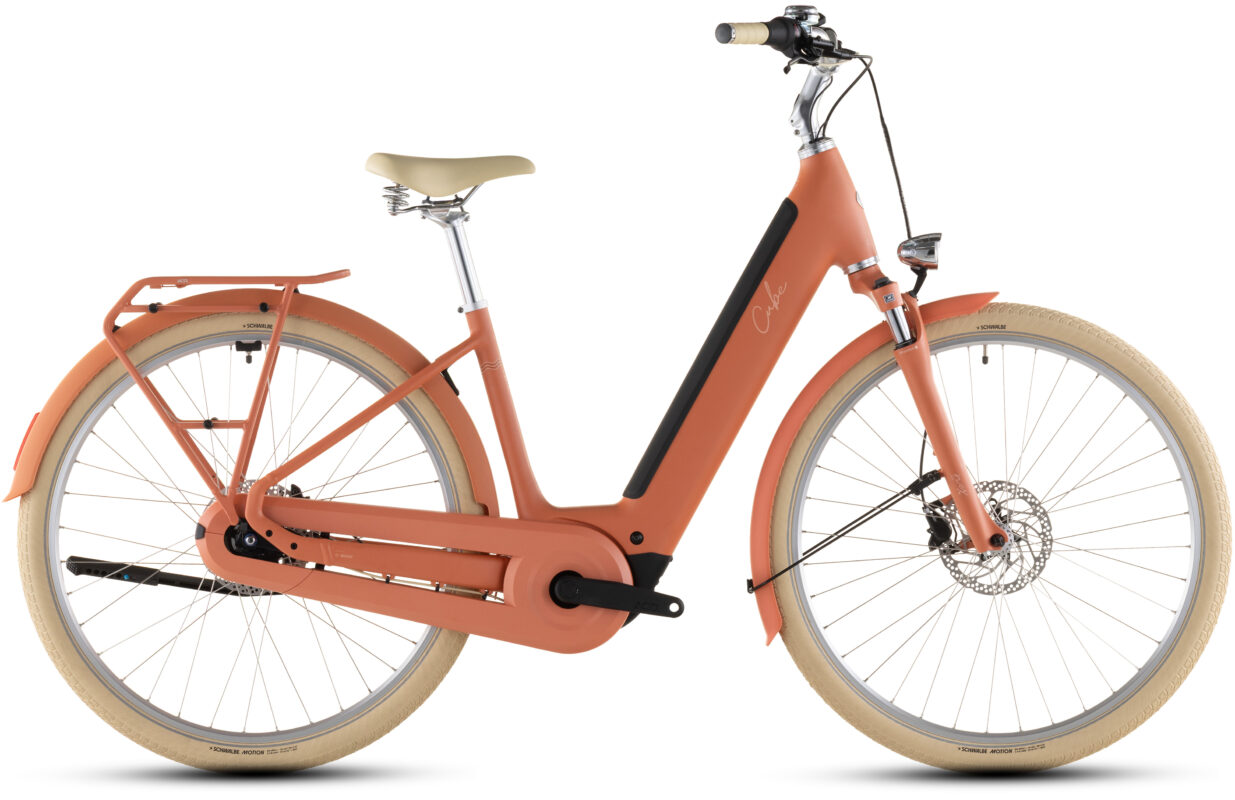 Cube Aruba Hybrid 600 Wh papaya´n´creme – Bicicleta Eléctrica Urbana 2026