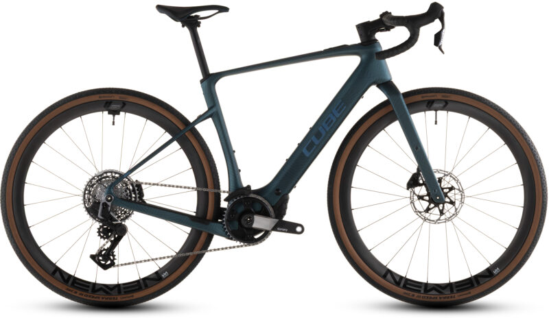Cube Nuroad Hybrid C:62 SLT 400X royalgreen´n´crisscross - Bicicleta Eléctrica Gravel 2026