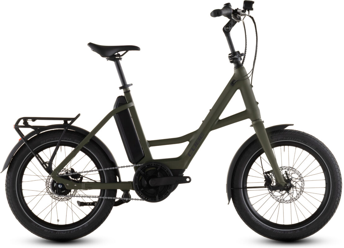Cube Compact Hybrid Comfort 545 Wh reedgreen´n´reflex – Bicicleta Eléctrica Urbana 2026