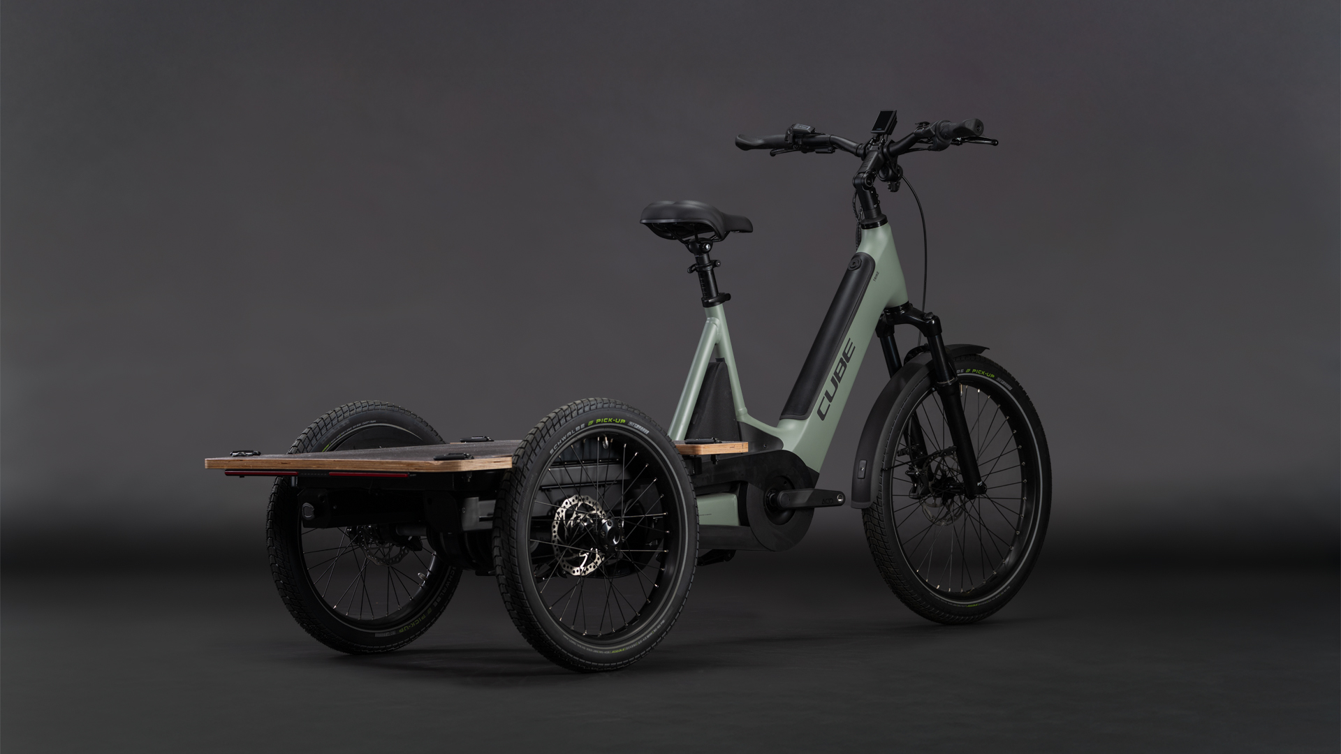 Cube Trike Flatbed Hybrid 750 Wh swampgrey´n´reflex – Bicicleta Eléctrica Cargo 2026 ebike.es Gran tienda de bicicletas eléctricas en España 6 Cube Trike Flatbed Hybrid 750 Wh swampgrey´n´reflex - Bicicleta Eléctrica Cargo 2026 - Imagen 2