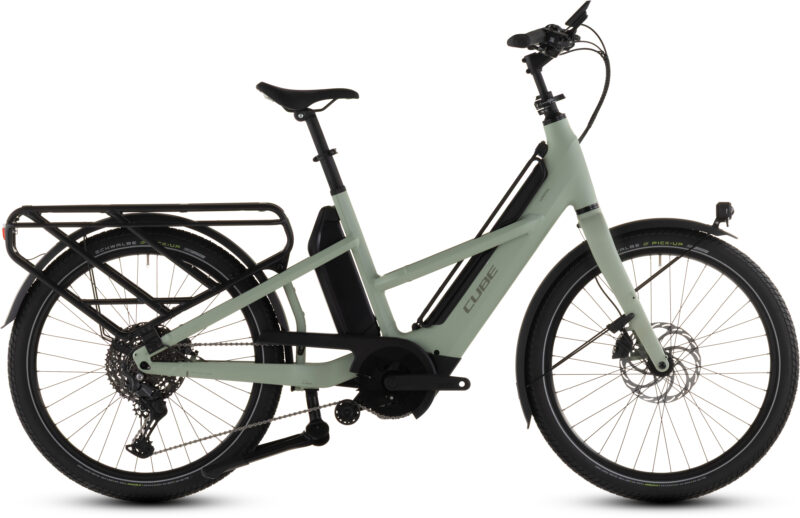 Cube Longtail Hybrid 800 Wh pea´n´reflex - Bicicleta Eléctrica Cargo 2026