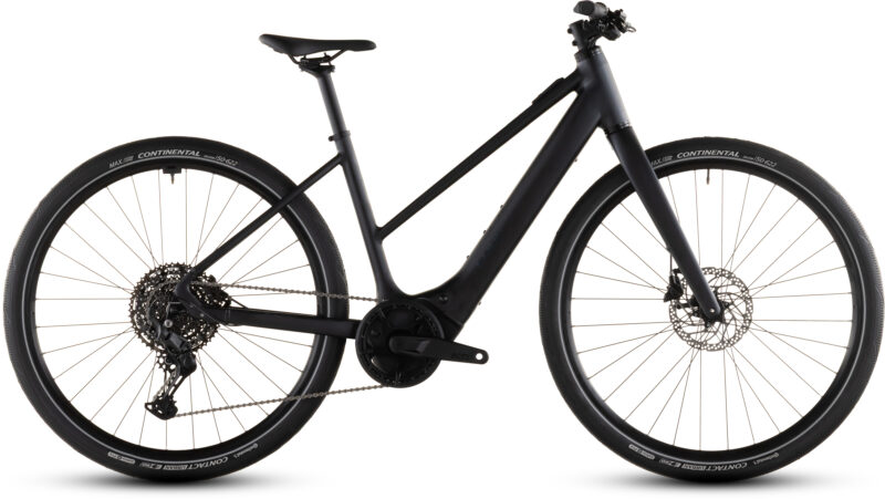 Cube Editor Hybrid Pro 400X coal´n´prism - Bicicleta Eléctrica Urbana 2026 Cuadro semiabierto