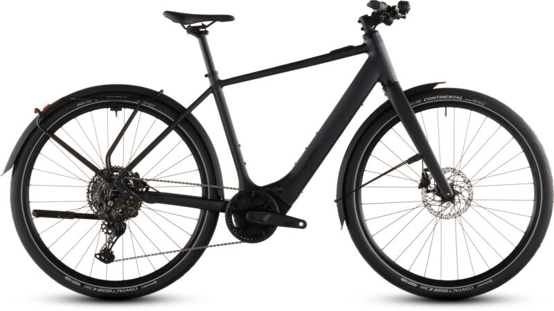 Cube Editor Hybrid Pro 400X FE coal´n´prism - Bicicleta Eléctrica Urbana 2026 Barra alta