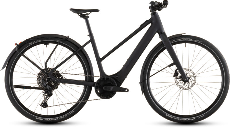 Cube Editor Hybrid Pro 400X FE coal´n´prism - Bicicleta Eléctrica Urbana 2026 Cuadro semiabierto