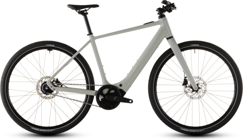 Cube Editor Hybrid SLX 400X reedbeige´n´chrome - Bicicleta Eléctrica Urbana 2026 Barra alta