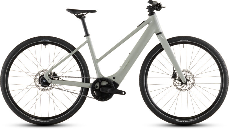 Cube Editor Hybrid SLX 400X reedbeige´n´chrome - Bicicleta Eléctrica Urbana 2026 Cuadro semiabierto