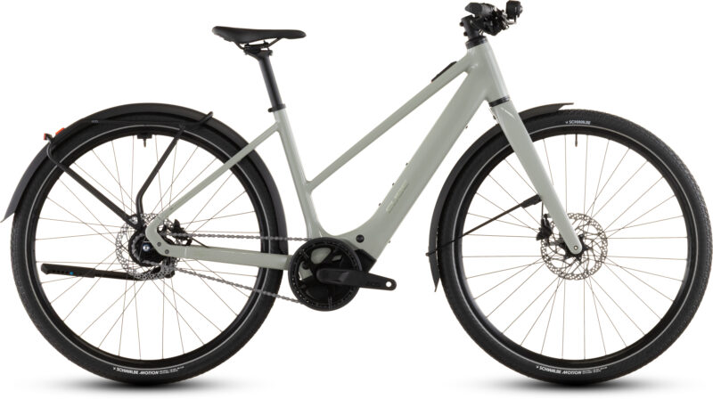 Cube Editor Hybrid SLX 400X FE reedbeige´n´chrome - Bicicleta Eléctrica Urbana 2026 Cuadro semiabierto