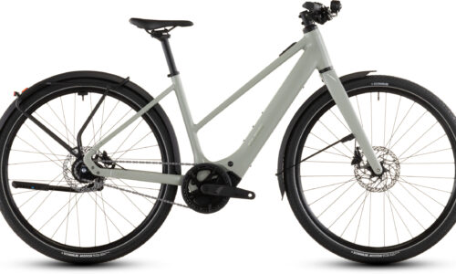 Cube Editor Hybrid SLX 400X FE reedbeige´n´chrome - Bicicleta Eléctrica Urbana 2026 Cuadro semiabierto