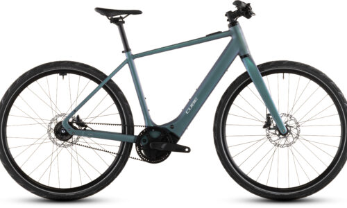 Cube Editor Hybrid SLT 400X smaragdgrey´n´prism - Bicicleta Eléctrica Urbana 2026 Barra alta