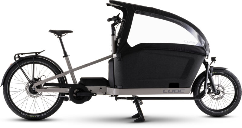 Cube Cargo Hybrid Comfort Pro Family 800 Wh oatgrey´n´reflex - Bicicleta Eléctrica Cargo 2026