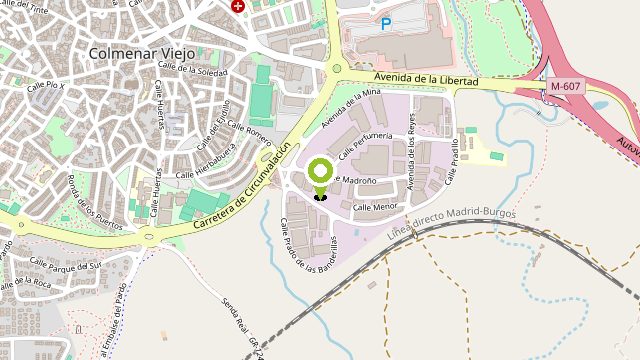 Mapa de EBIKE.ES (Almacén central, tienda y sede)