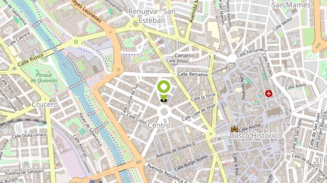 Mapa de Robles Bicicletas