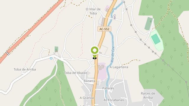Mapa de Taller de Bicicletas Bazarra