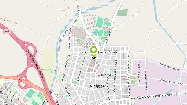 Mapa de Dosrodes Alcàsser