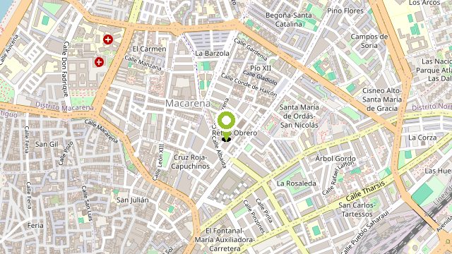 Mapa de Huerta del pedal