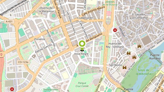 Mapa de La Cicleta