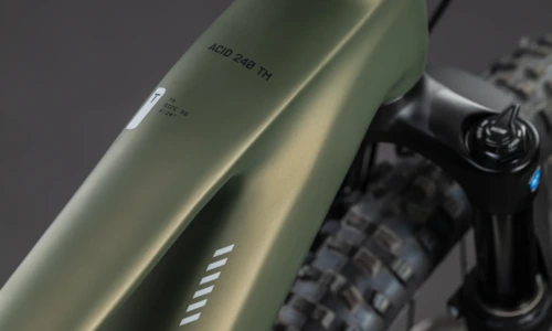 Bicicleta eléctrica Cube Acid 240 Hybrid Rookie SLX 400X reedgreen´n´matrix – detalle 1 | Ebike.es