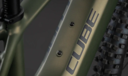 Bicicleta eléctrica Cube Acid 240 Hybrid Rookie SLX 400X reedgreen´n´matrix – detalle 2 | Ebike.es