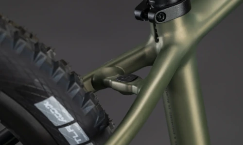 Bicicleta eléctrica Cube Acid 240 Hybrid Rookie SLX 400X reedgreen´n´matrix – detalle 4 | Ebike.es