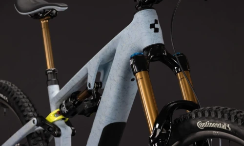 Bicicleta eléctrica Cube AMS Hybrid 177 C:62 Super TM 600X artichoke´n´lime – detalle 7 | Ebike.es