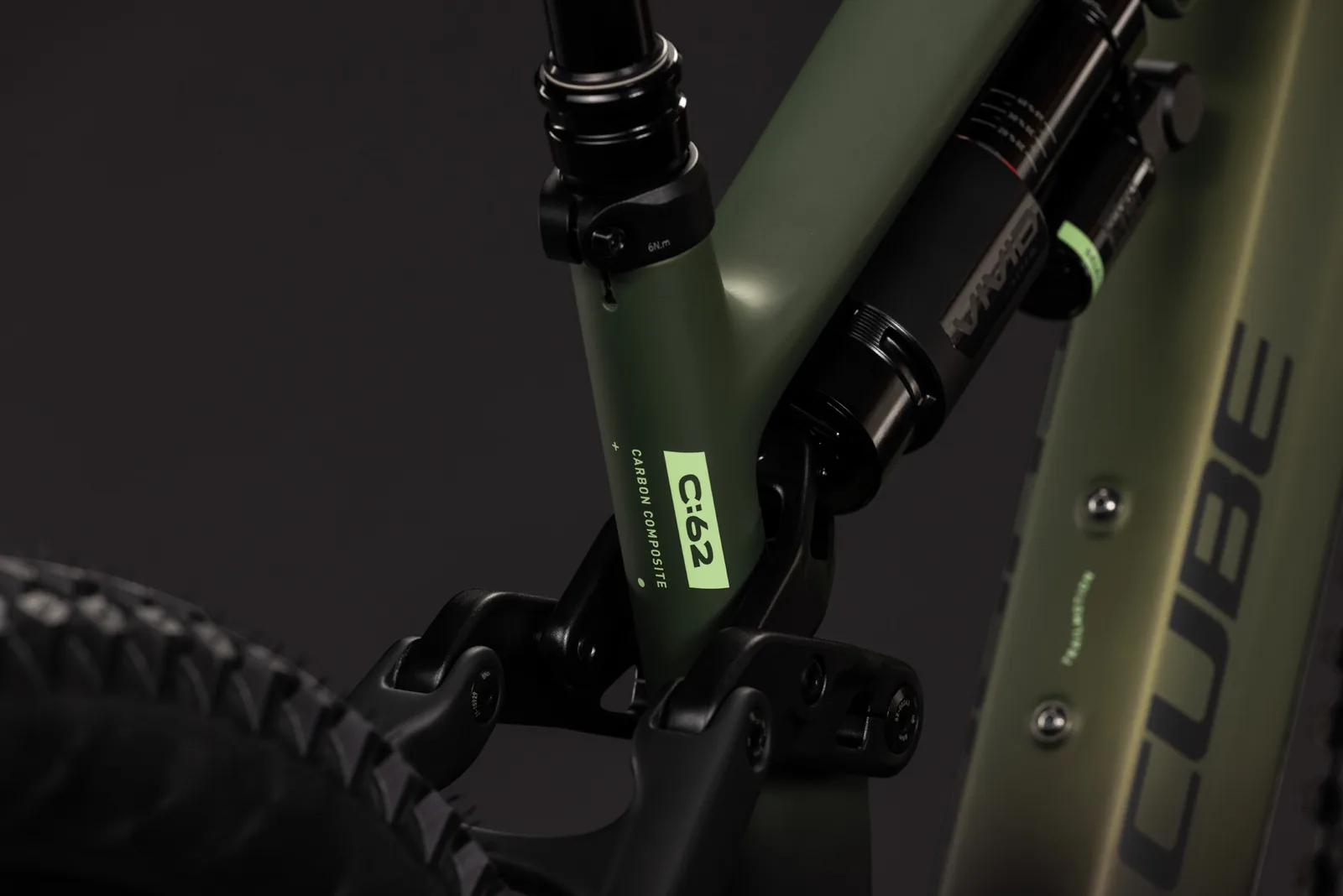 Cube AMS Hybrid 177 C:62 TM 600X reedgreen´n´gills – Bicicleta Eléctrica de Montaña Doble Suspensión 2027 ebike.es Gran tienda de bicicletas eléctricas en España 4 Bicicleta eléctrica Cube AMS Hybrid 177 C:62 TM 600X reedgreen´n´gills – detalle 2 | Ebike.es