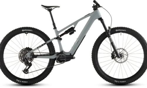 Bicicleta eléctrica Cube AMS Hybrid ONE44 C:62 Race 400X reedbeige´n´black – vista lateral | Ebike.es