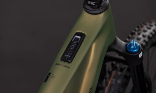 Bicicleta eléctrica Cube AMS Hybrid ONE44 C:68X TM 400X reedgreen´n´matrix – detalle 1 | Ebike.es