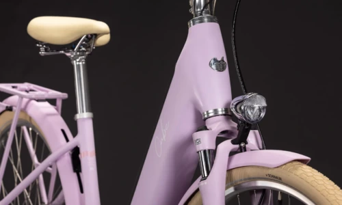 Bicicleta eléctrica Cube Aruba Hybrid 600 cottoncandy´n´creme Cuadro abierto – detalle 4 | Ebike.es