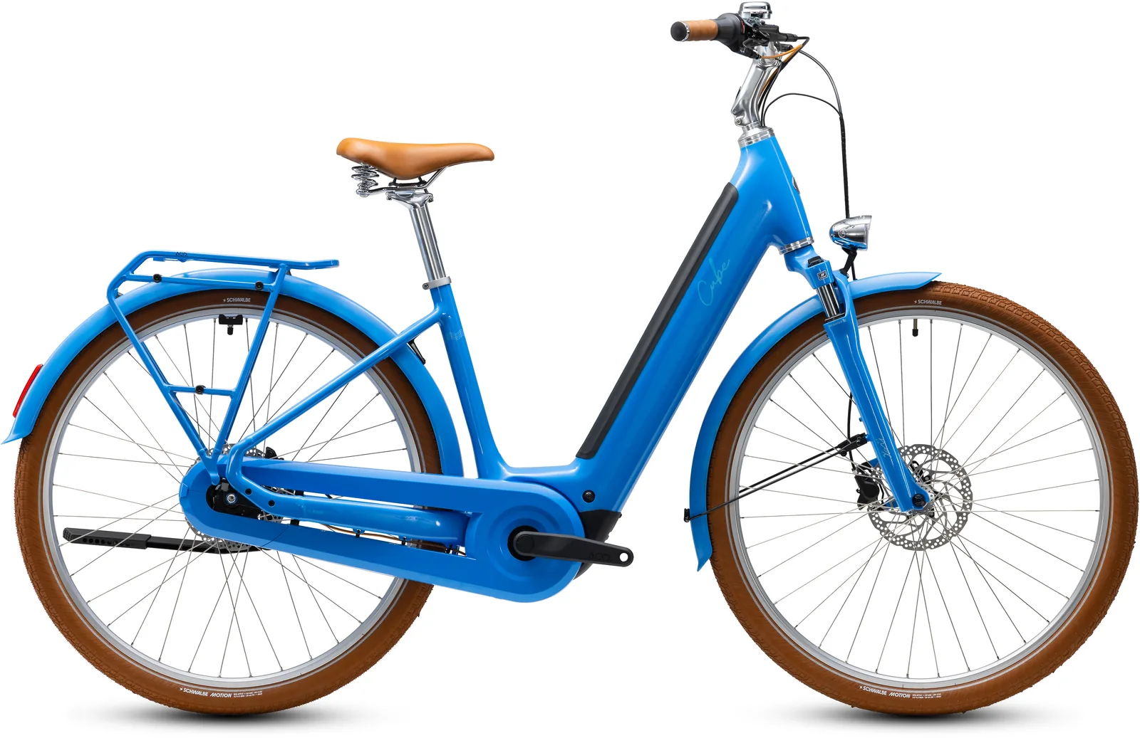 Cube Aruba Hybrid 600 Wh deepsky´n´brown – Bicicleta Eléctrica Urbana 2027 Cuadro abierto