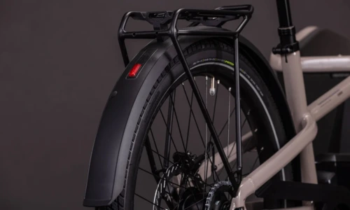 Bicicleta eléctrica Cube Cargo Hybrid Comfort Pro 800 oatgrey´n´reflex – detalle 3 | Ebike.es