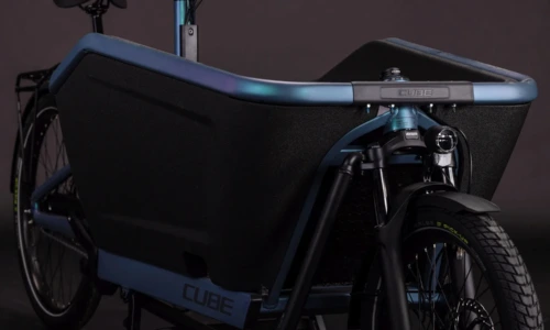 Bicicleta eléctrica Cube Cargo Hybrid Comfort Pro 800 smaragdgrey´n´reflex – detalle 4 | Ebike.es