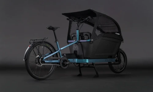 Cube Cargo Hybrid Comfort Pro Family 800 Wh smaragdgrey´n´reflex – Bicicleta Eléctrica de Carga 2027 ebike.es Gran tienda de bicicletas eléctricas en España 11 Bicicleta eléctrica Cube Cargo Hybrid Comfort Pro Family 800 smaragdgrey´n´reflex – vista frontal | Ebike.es