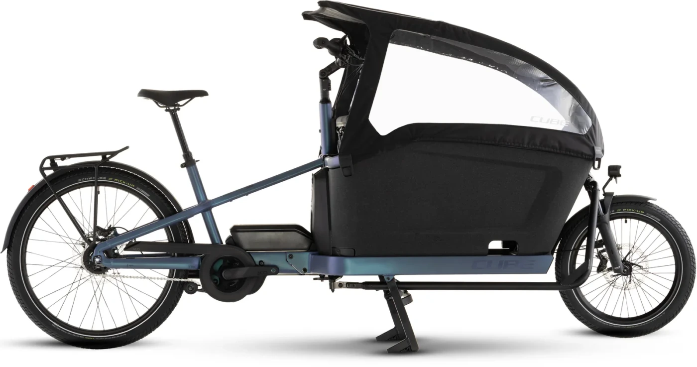 Cube Cargo Hybrid Comfort Pro Family 800 Wh smaragdgrey´n´reflex – Bicicleta Eléctrica de Carga 2027