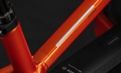 Bicicleta eléctrica Cube Cargo Hybrid Comfort SLX 800 rustorange´n´reflex – detalle 2 | Ebike.es