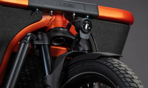 Bicicleta eléctrica Cube Cargo Hybrid Comfort SLX 800 rustorange´n´reflex – detalle 6 | Ebike.es