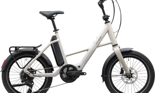 Bicicleta eléctrica Cube Compact Hybrid 540 cotton´n´reflex – vista lateral | Ebike.es