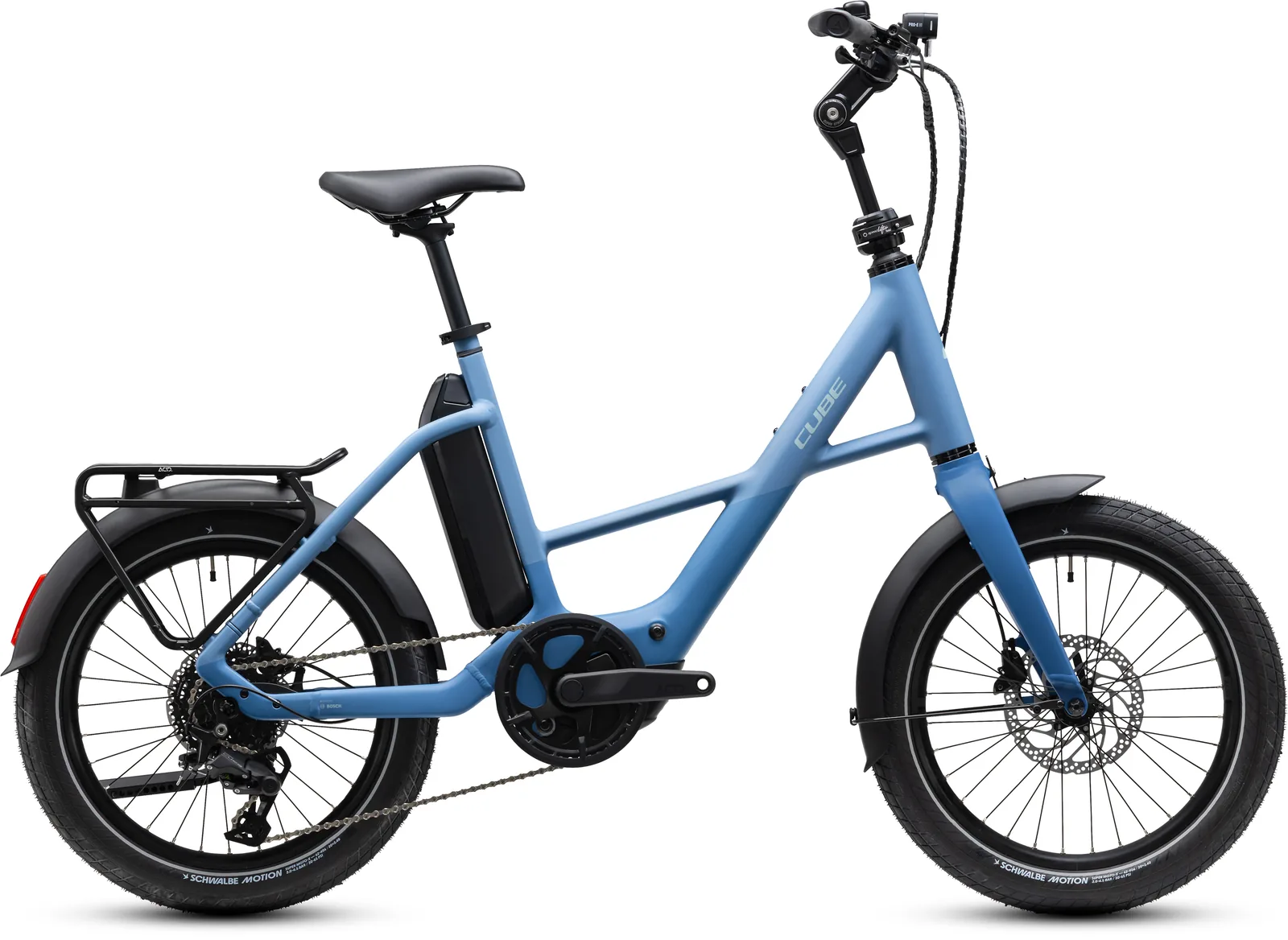 Cube Compact Hybrid 540 Wh thistleblue´n´blue – Bicicleta Eléctrica Urbana 2027