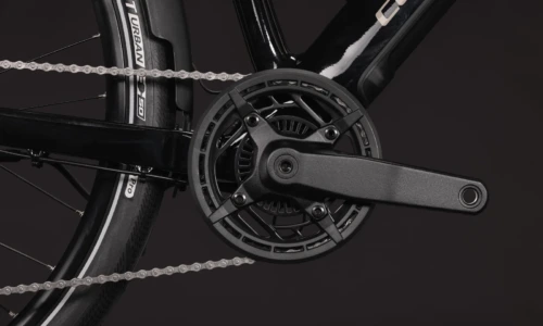 Bicicleta eléctrica Cube Editor Hybrid ONE 360 FE black´n´irongrey Cuadro semiabierto – detalle 2 | Ebike.es